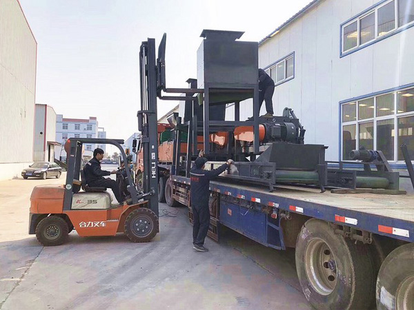 2-3t/h copper aluminum radiator recycling machine was shipped to India