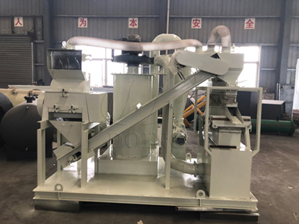 Small type copper cable wire recycling machine was delivered to Greece