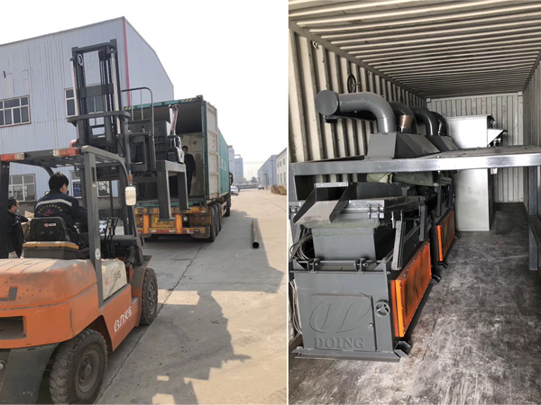 1t/h PCB circuit board recycling machine was transported to South Korea