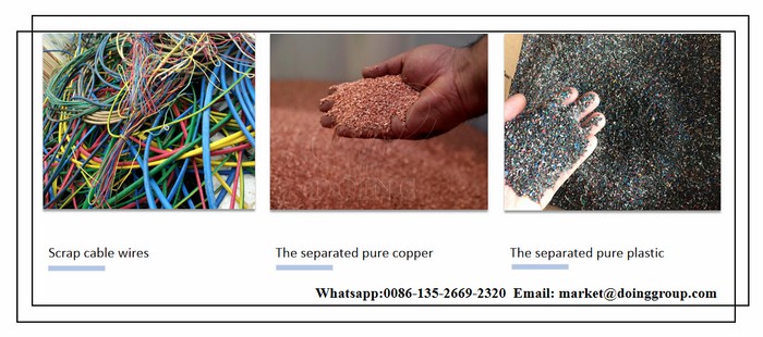 copper wire recycling machine