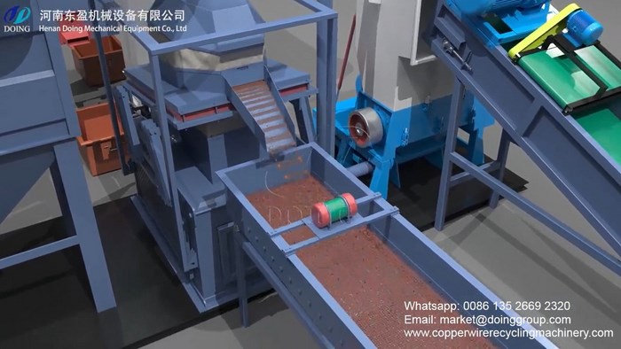 copper wire recycling machine 