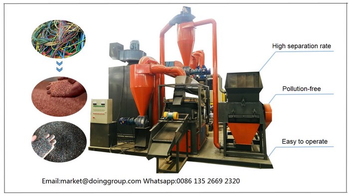 copper wire recycling machine 