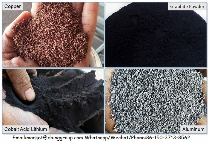 lithium battery recycling machine 