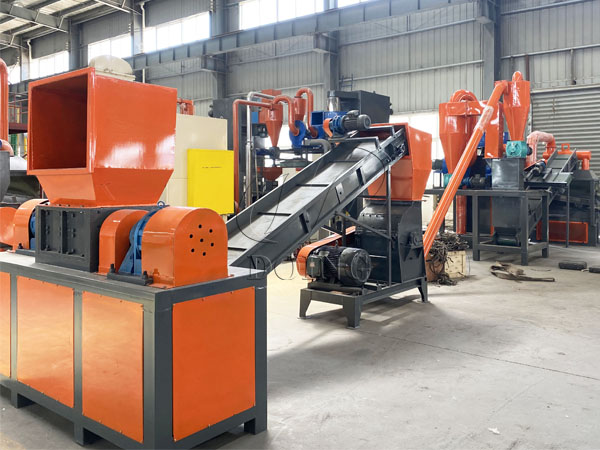 Running video of copper aluminum radiator recycling machine