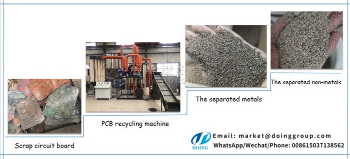 PCB recycling machine 