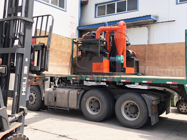 Copper cable granulator machine was successful commissioning and will be shipped to Malaysia