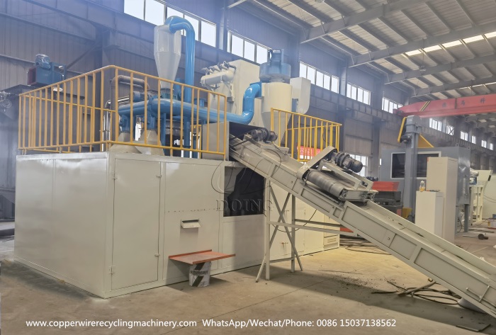 e waste recycling and separator plant