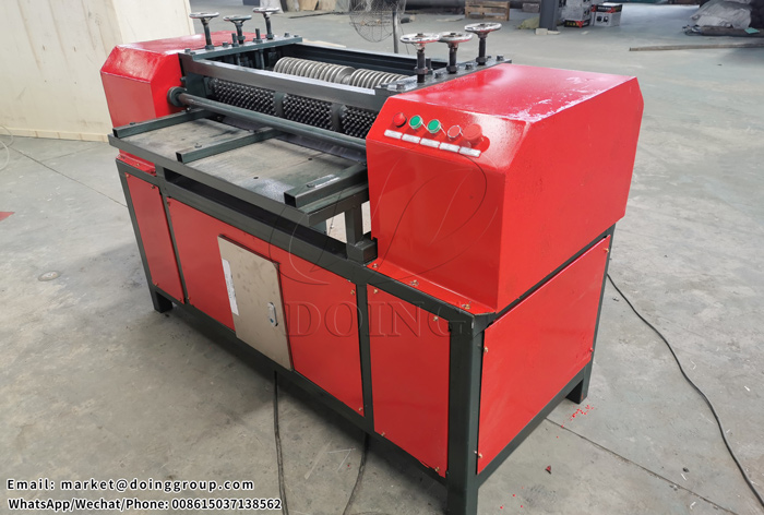 small waste radiators separating machine