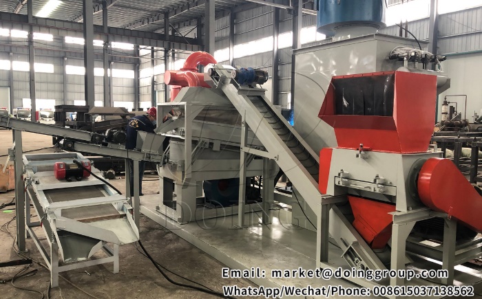 cable wire recycling machine