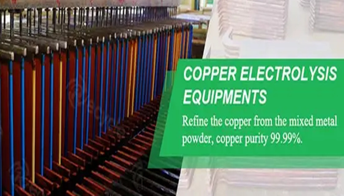 Copper electrolysis system