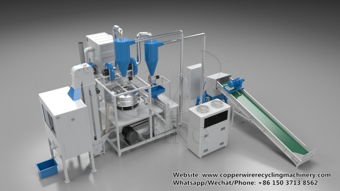 Aluminum-plastic separation machine