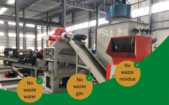 Environmental friendly copper wire recycling machine