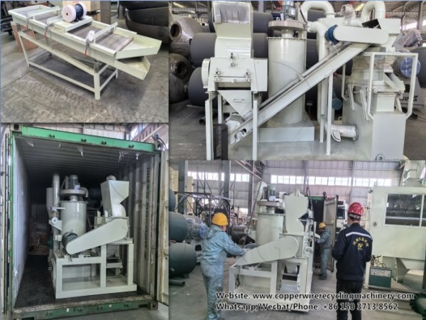 Henan Doing DY-400 copper cable wire recycling and granulator was shipped to Norway