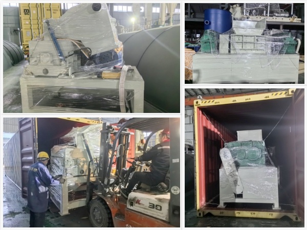 Henan Doing shredder and crusher was loading and ready to ship to America!