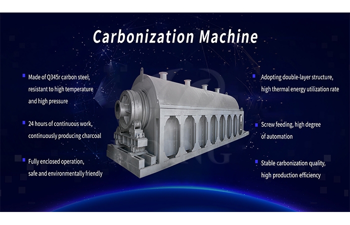 coconut shell charcoal equipment