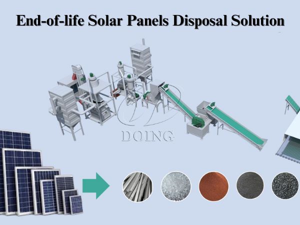 End-of-life solar panels disposal ways: Repair, recycle and reuse