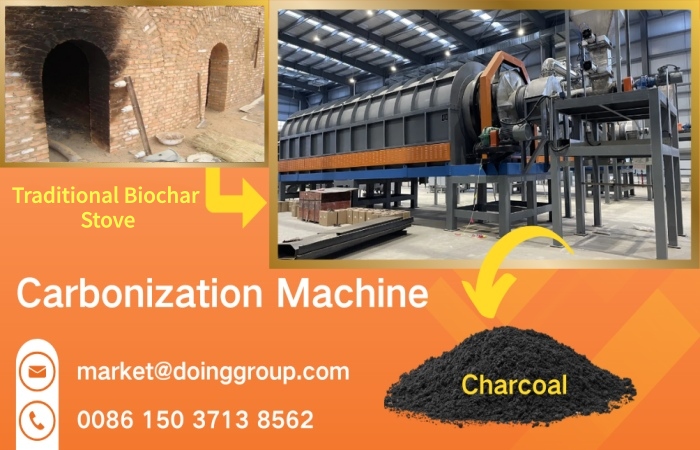 biochar stove and biochar pyrolysis machine