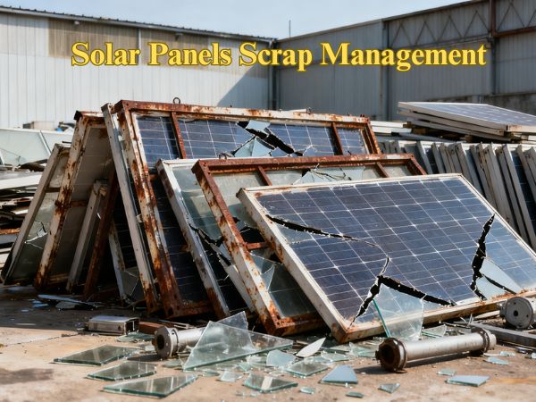 How to overcome the challenge for solar panels scrap management?