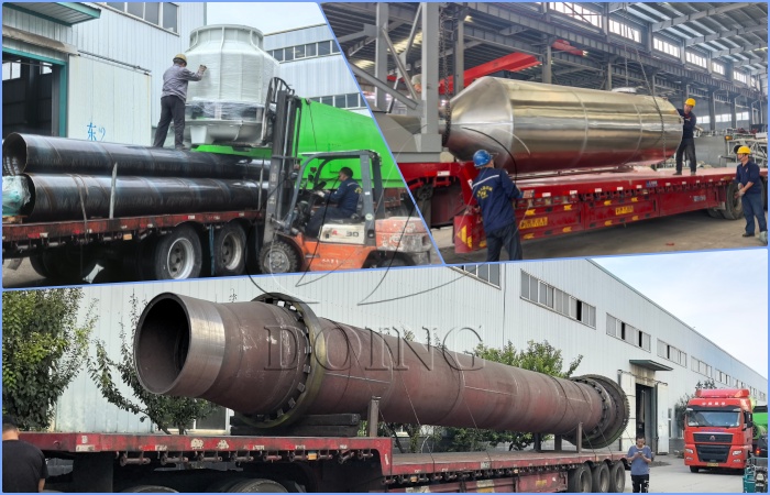 carbonization machine shipped to China