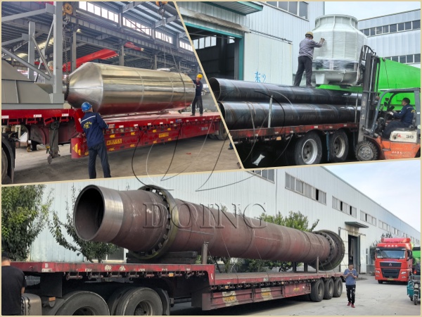DOING 3 ton/h wood carbonization machine shipped to Taiwan, China