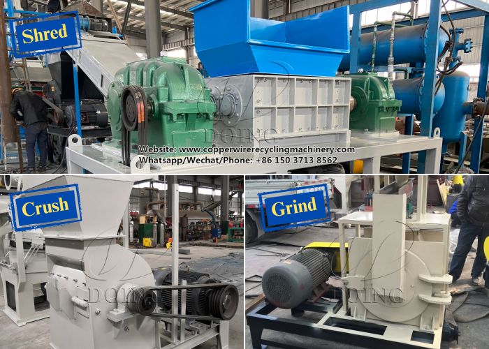 lithium battery recycling process workflow