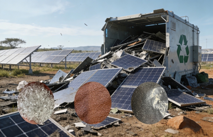 solar panel recycling machine