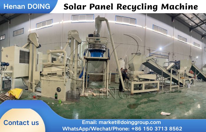 solar panel recycling equipment