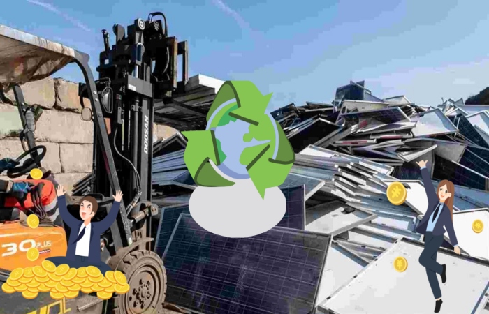 solar panel recycling machine