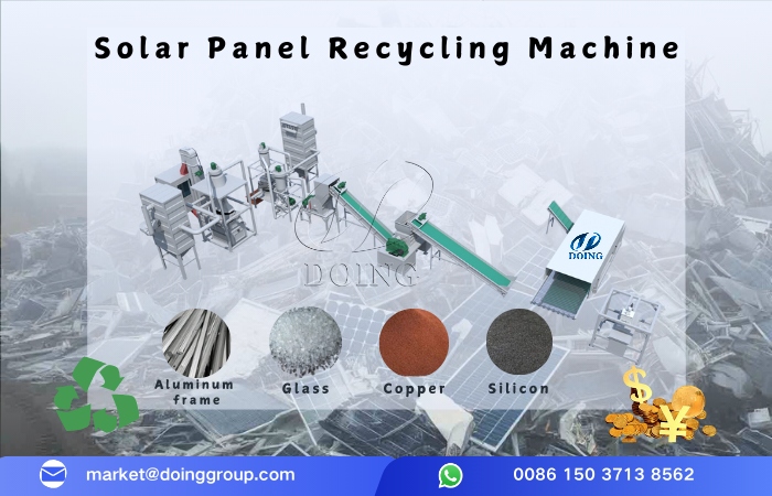 solar module recycling machine
