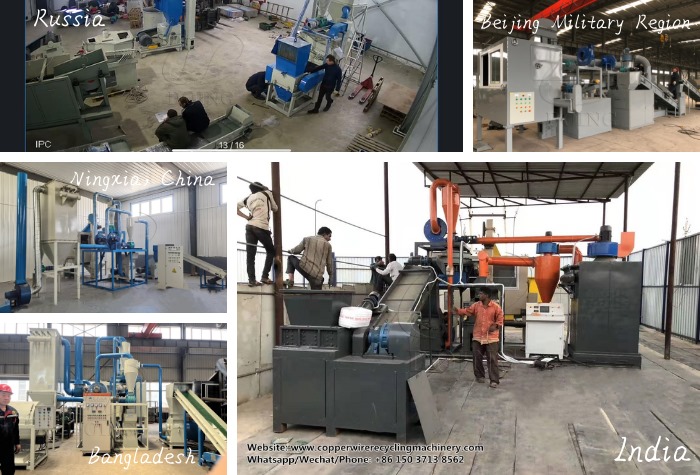 Waste circuit board recycling production line