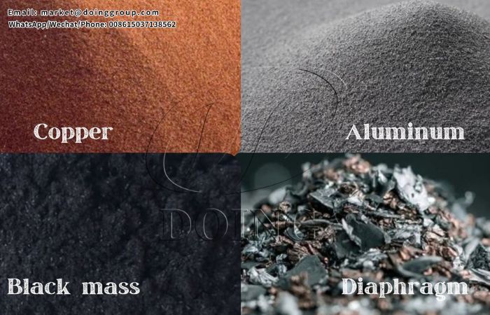 scrap vehicle battery recycling production line