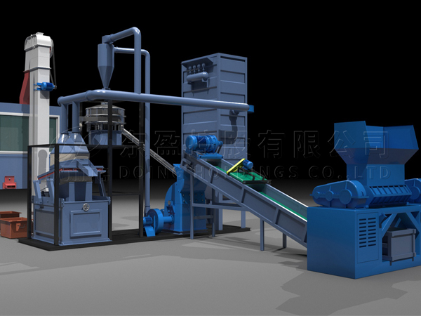 Indian customer ordered DOING 100-150kg/h circuit board recycling machine