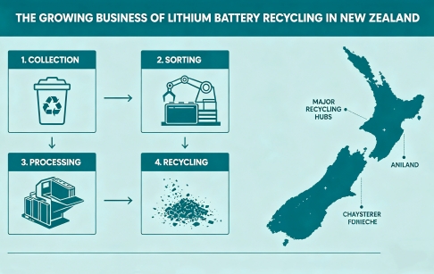 The Growing Business of Lithium Battery Recycling in New Zealand