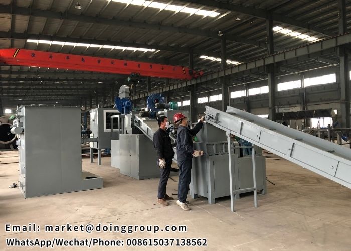 pcb recycling machine line