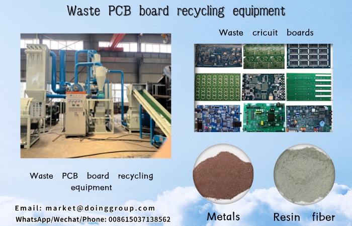 pcb board recycling machine
