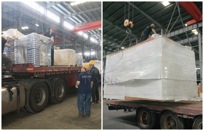 PCB dismantling recycling machine delivery
