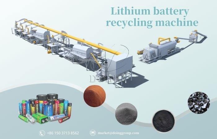 lithium-ion battery recycling machine