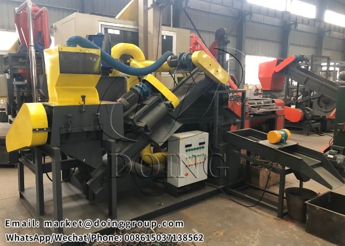 copper cable wire recycling machine