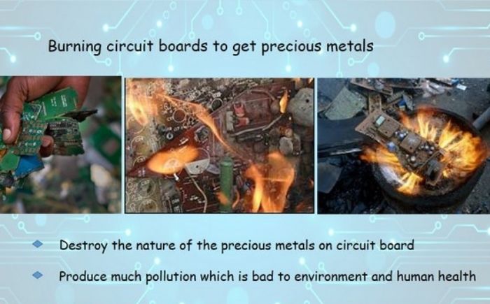 PCB circuit board recycling machine 