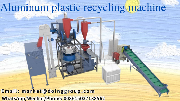 aluminum plastic recycling machine