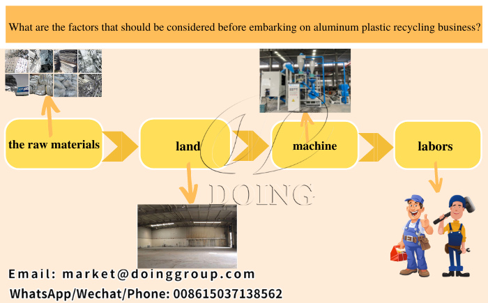 aluminum plastic  recycling machine