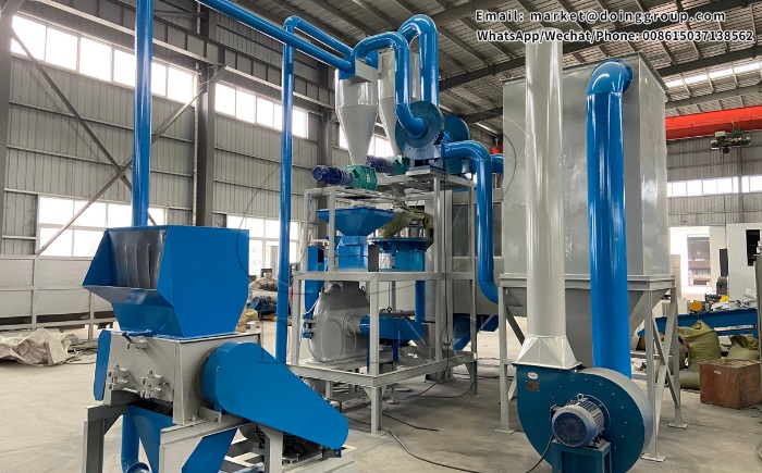 aluminum plastic recycling machine