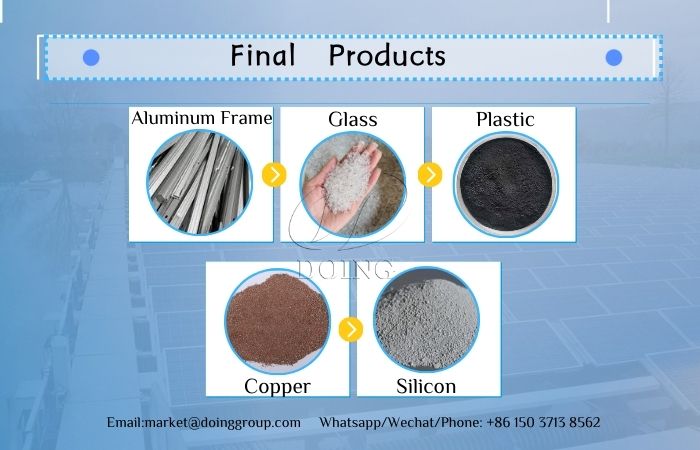 solar panel recycling machine