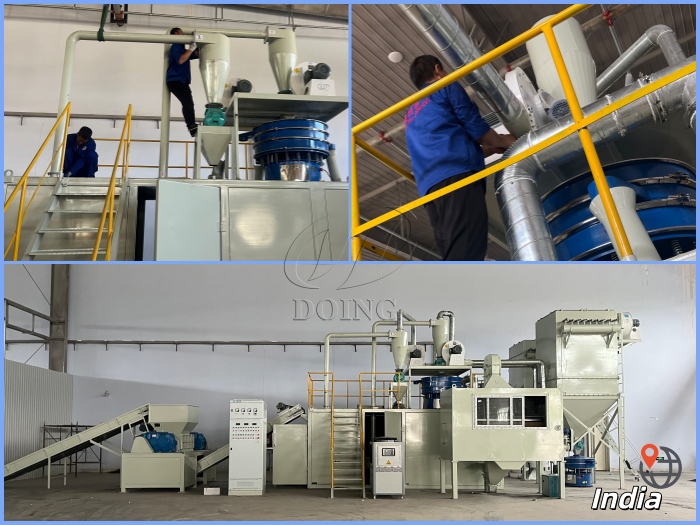 solar panel recycling project in India