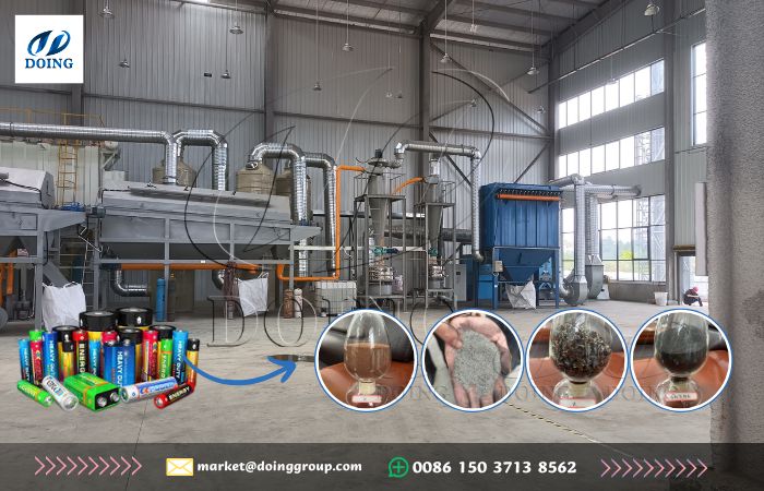 DOING ECO lithium battery recycling line