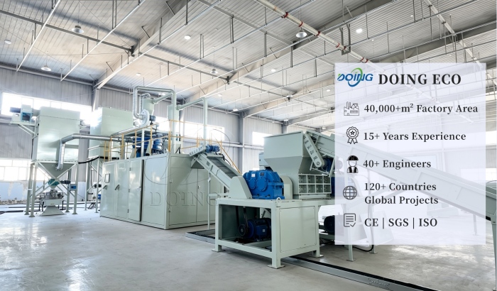 Solar panel recycling equipment