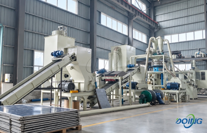 solar panel recycling machine